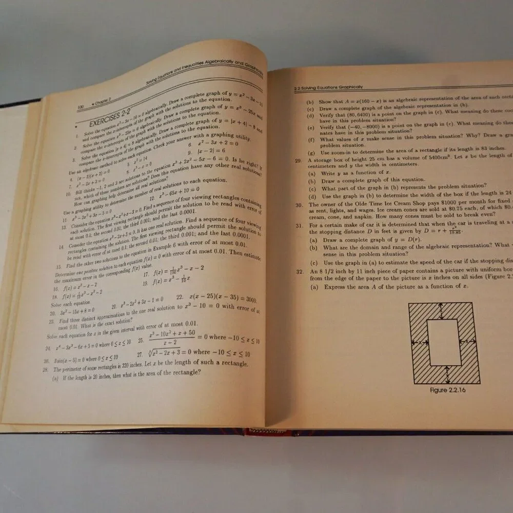 College Algebra and Trigonometry A Graphing Approach 1990 Hardcover Demana Waits